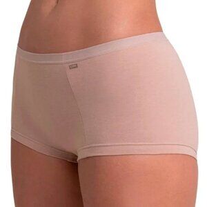 NEW! S Loba Panties  Classic Swim Trunk Style Natural Peach 4809